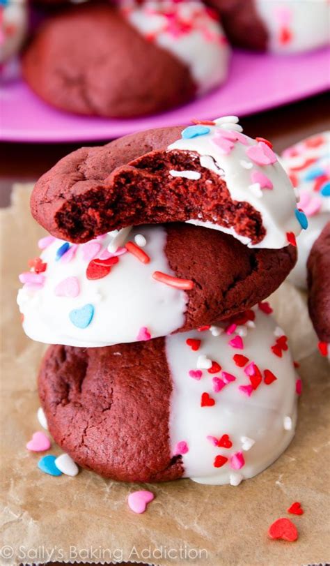 red velvet cookies sally's baking addiction|pioneer woman red velvet crinkle cookies.